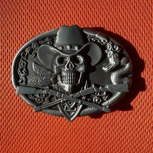 Unisex goth country punk belt buckle